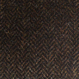 Chocolate Herringbone 100% Wool Made In England Flat Cap
