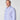 Classic Fit Blue Hairline Stripe Cotton Poplin Shirt with Classic Collar & Double Cuff