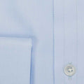 Classic Fit, Classic Collar, Double Cuff in Plain Light Blue