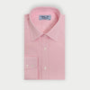 Classic Fit Pink End-on-End Cotton Shirt with Classic Collar & Two Button Cuff