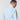 Classic Fit Plain Ice Blue Cotton Poplin Shirt with Classic Collar & Double Cuff