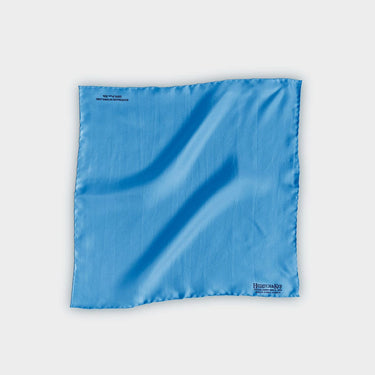 Classic Light Blue Silk Pocket Square