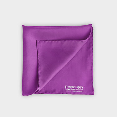 Classic Magenta Silk Pocket Square