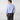 Contemporary Fit Blue End - on - End Cotton Shirt with Classic Collar & Two Button Cuff