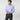 Contemporary Fit Blue End - on - End Cotton Shirt with Cut - away Collar & Double Cuff