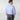 Contemporary Fit Blue Fine Twill Sea Island Quality Cotton Shirt with Classic Collar & Double Cuff