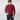 Contemporary Fit Burgundy Fine Corduroy Shirt with Button Down Collar & Two Button Cuff