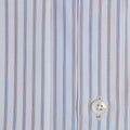 Contemporary Fit, Classic Collar, Double Cuff in Blue & Wine Satin Stripe