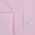 Contemporary Fit, Classic Collar, Double Cuff, In Plain Pink End-On-End Cotton