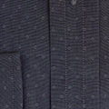 Contemporary Fit, Cut - away Collar, 2 Button Cuff Shirt in a Navy Jacquard Twill Cotton