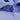 Contemporary Fit, Cut-away Collar, Double Cuff In Plain Blue End-On-End Cotton