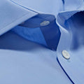 Contemporary Fit, Cutaway Collar, Two Button Cuff in Plain Sky Blue