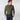 Contemporary Fit Green Fine Corduroy Shirt with Button Down Collar & Two Button Cuff