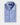 Contemporary Fit Light Blue & Navy Fine Stripe Cotton Shirt with Classic Collar & Double Cuff