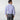 Contemporary Fit Navy Fine Check Sea Island Quality Cotton Shirt with Cut - Away Collar & Two Button Cuff