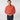 Contemporary Fit Orange Fine Corduroy Shirt with Button Down Collar & Two Button Cuff