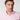 Contemporary Fit Pink End - on - End Cotton Shirt with Cut - away Collar & Two Button Cuff