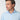 Contemporary Fit Plain Blue Cotton Poplin Shirt with Cut - Away Collar & Double Cuff