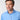 Contemporary Fit Plain Blue Cotton Poplin Shirt with Cut - away Collar & Double Cuff