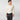 Contemporary Fit Plain Cream Cotton Poplin Shirt with Classic Collar & Double Cuff