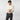Contemporary Fit Plain Cream Cotton Poplin Shirt with Classic Collar & Two Button Cuff