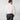 Contemporary Fit Plain Ivory Cotton Poplin Shirt with Classic Collar & Two Button Cuff