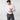 Contemporary Fit Plain White Cotton Poplin Shirt with Classic Collar & Double Cuff