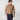 Contemporary Fit Tan Fine Corduroy Shirt with Button Down Collar & Two Button Cuff