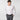 Contemporary Fit White Fine Twill Cotton Shirt with Classic Collar & Double Cuff