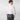 Contemporary Fit White Fine Twill Cotton Shirt with Classic Collar & Double Cuff