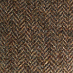 Country Brown Herringbone 100% Wool Made In England Flat Cap