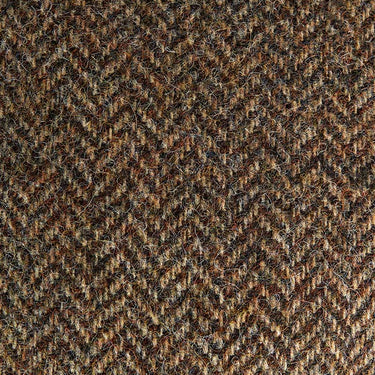 Country Brown Herringbone 100% Wool Made In England Flat Cap