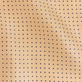 Cream & Navy Small Spot Silk Pocket Square