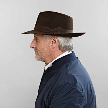 Dark Brown Berkeley Fedora