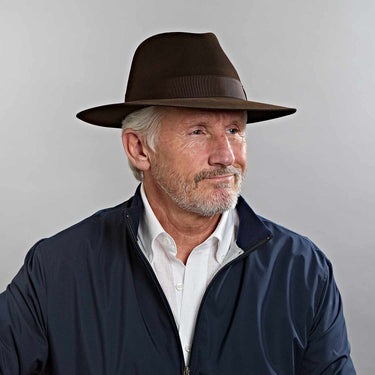 Dark Brown Berkeley Fedora