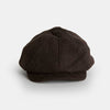 Dark Brown Cashmere Gatsby Cap