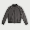 Dark Brown Zip Deck Lightweight Jacket