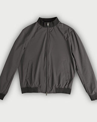 Dark Brown Zip Deck Lightweight Jacket