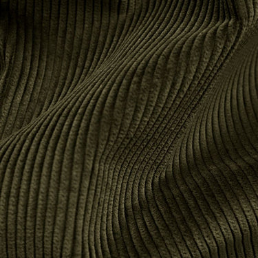 Dark Green Cotton Corduroy Trousers