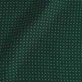 Dark Green & White Small Spot Silk Pocket Square