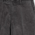 Dark Grey Cotton Corduroy Trousers
