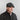 Dark Grey Herringbone Wool Gatsby Cap
