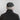 Dark Grey Plain Weave Wool Flat Cap