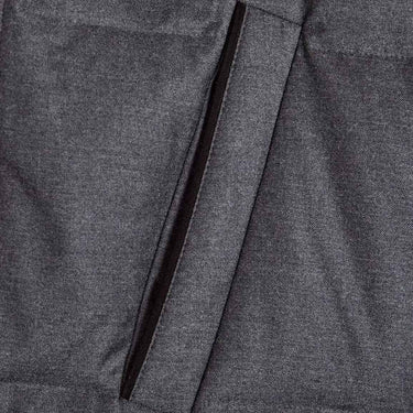 Dark Grey Wool & Silk Blend Mante Coat