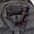 Dark Grey Wool & Silk Blend Mante Coat