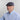 Dark Navy Linen Flat Cap