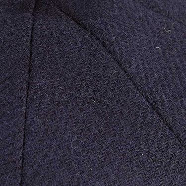 Dark Navy Twill 100% Wool Made In England Gatsby Cap