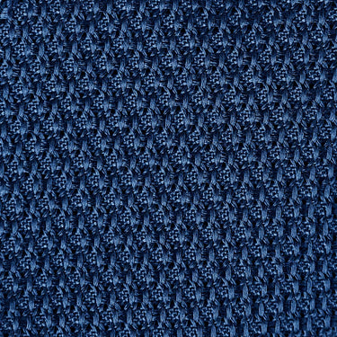 Denim Blue Grenadine Silk Tie