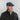 Denim Blue Plain Weave Wool Flat Cap