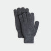 Derby Grey Moss Stitch Pure Cashmere Gloves